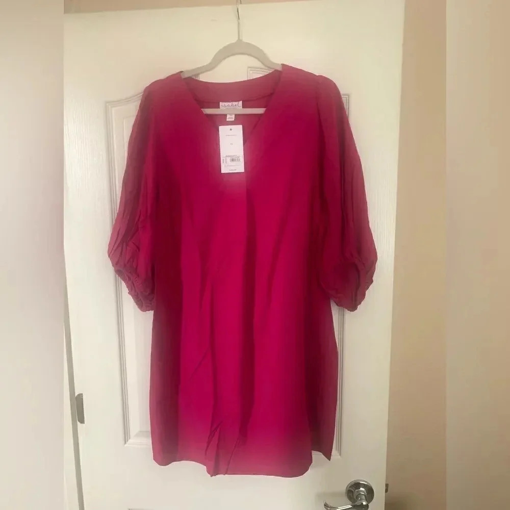 NWT-Isabel Fuchsia Maternity Dress/Tunic. Size XS.